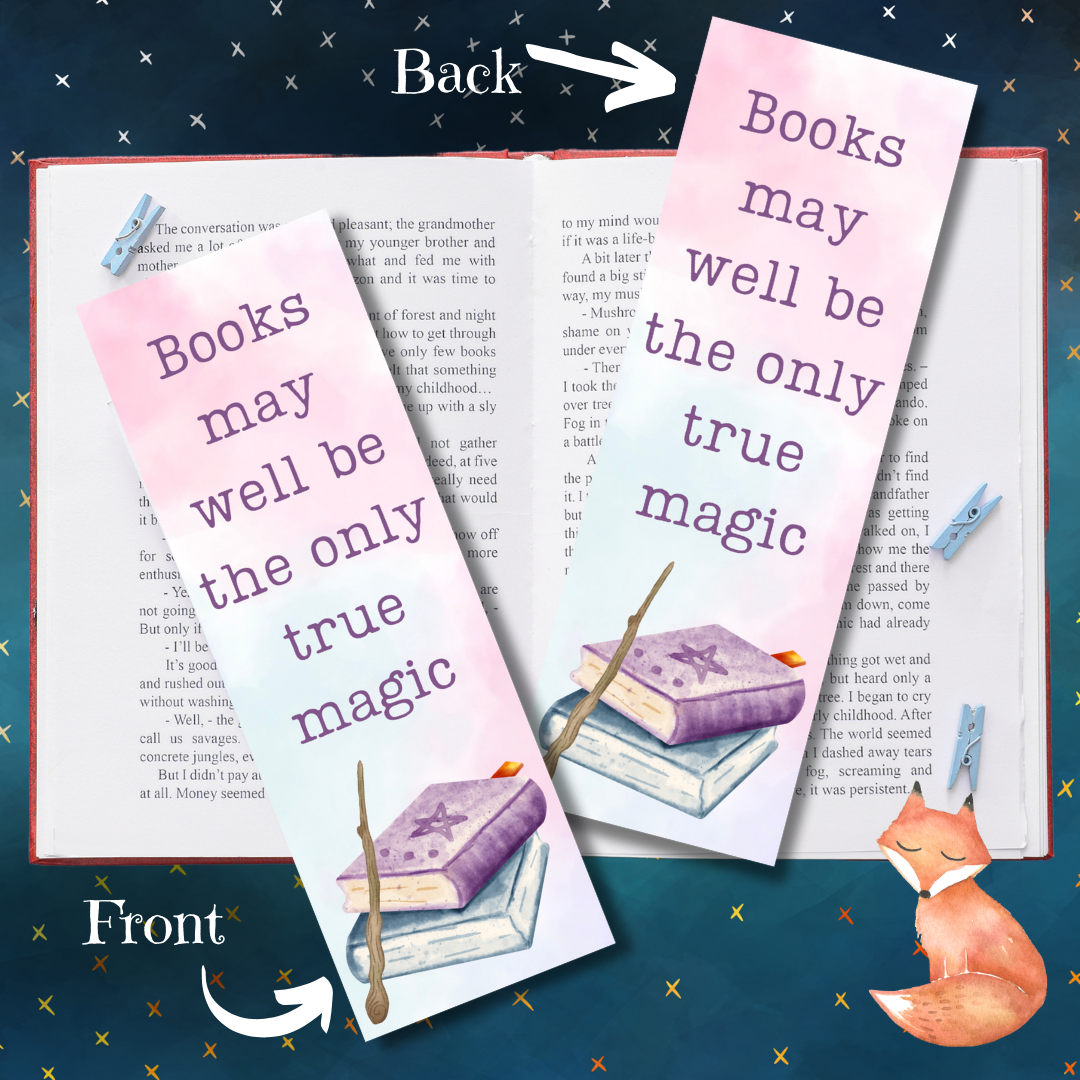 True Magic Bookmark