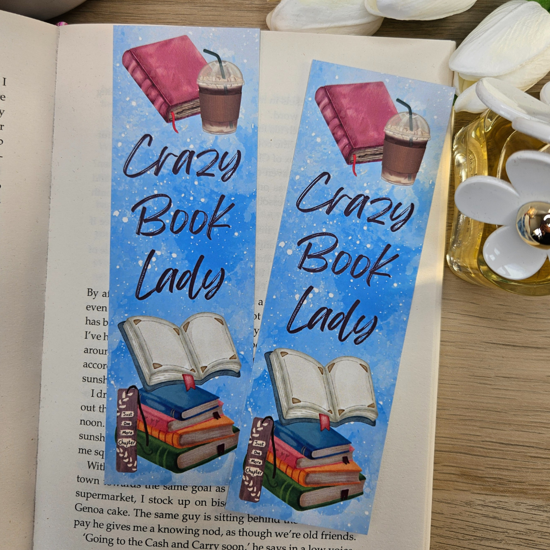 Crazy Book Lady Bookmark