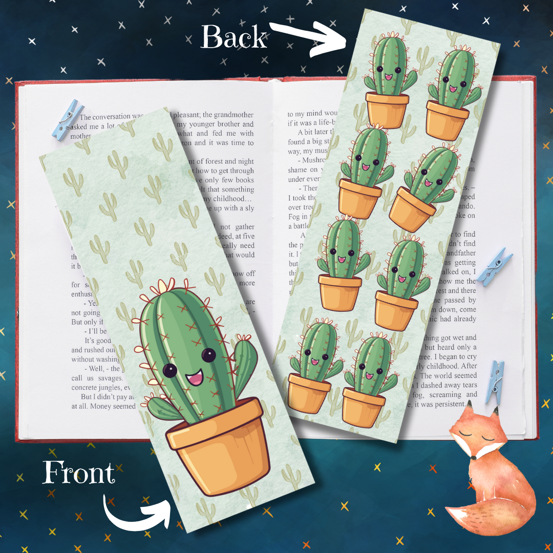 Catcus Bookmark
