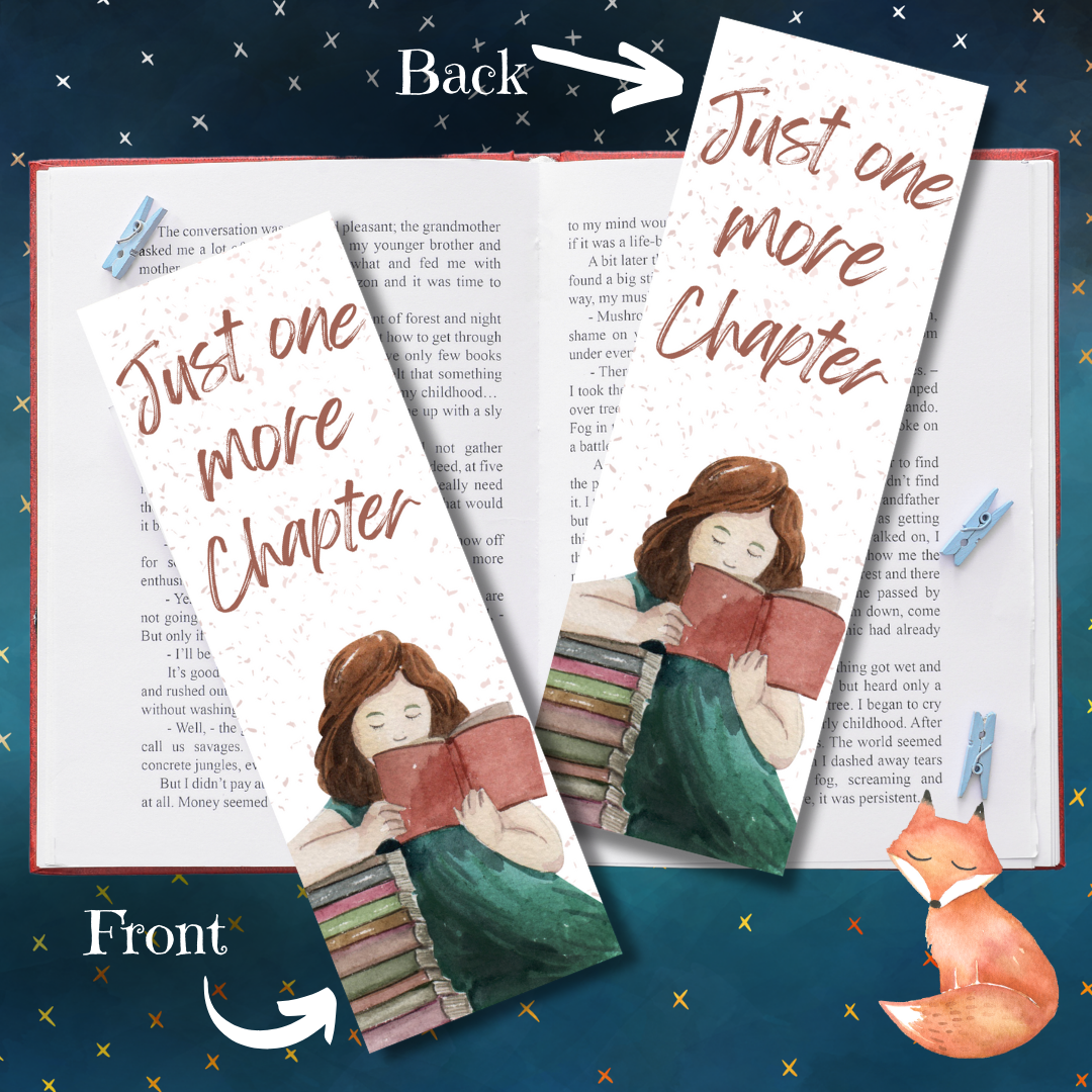 Just One More Chapter Bookmark