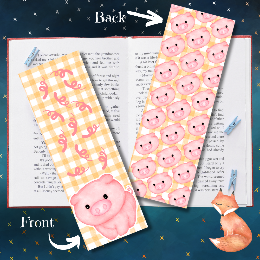 Piggy Bookmark