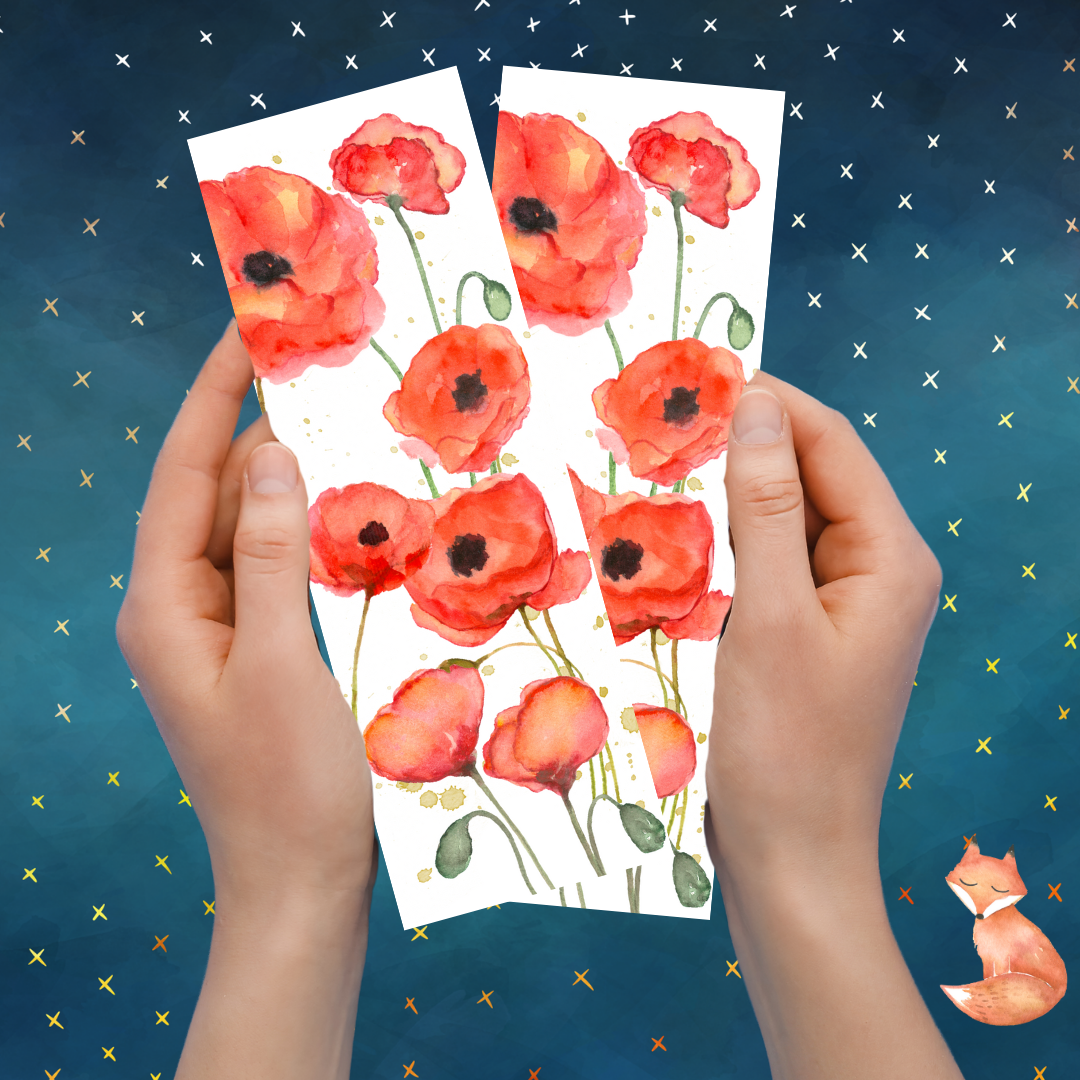 Poppy Bookmark