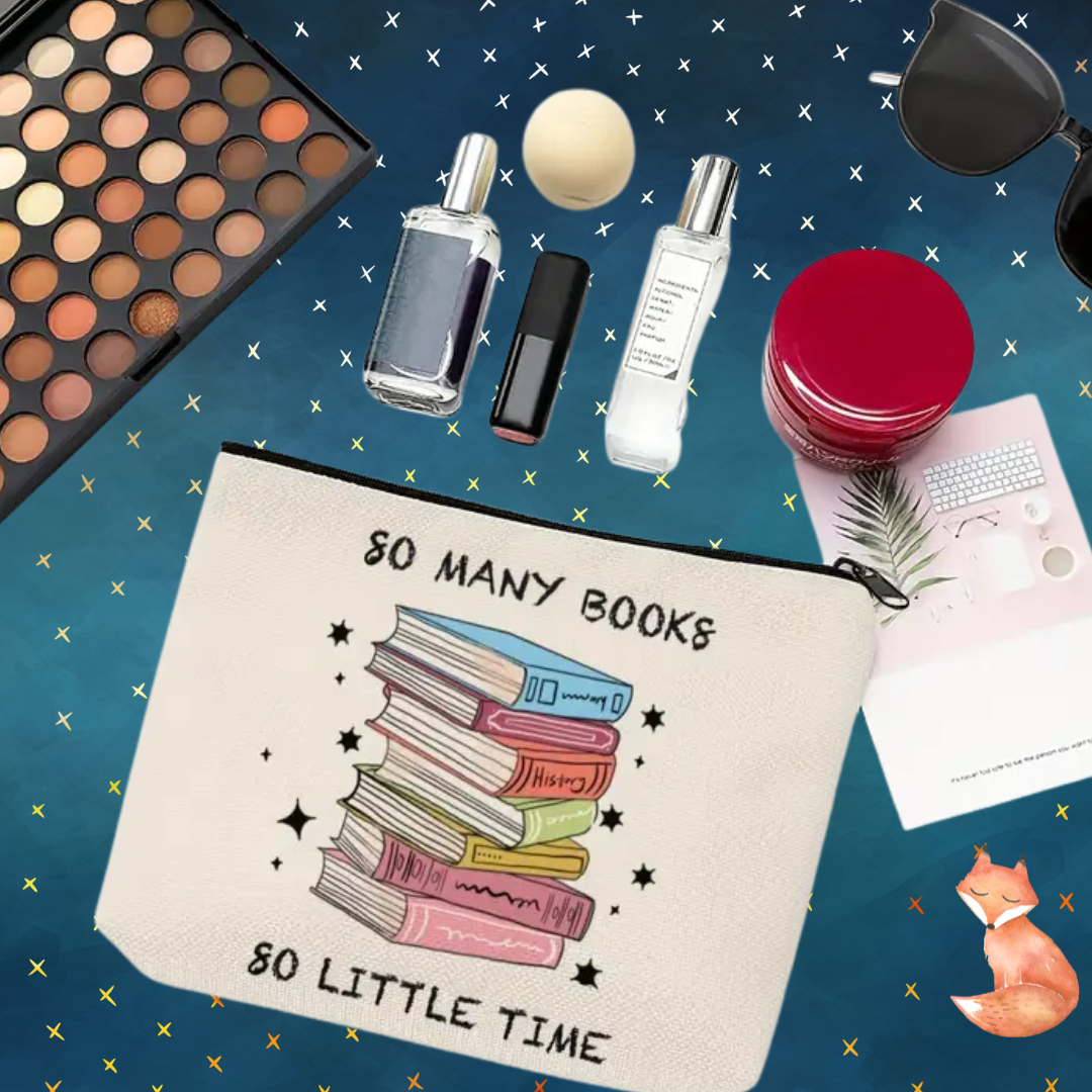 So Many Books Purse Pouch