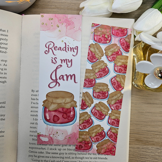 Reading is my Jam Bookmark