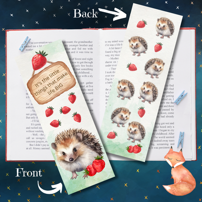 Hedgehog Bookmark