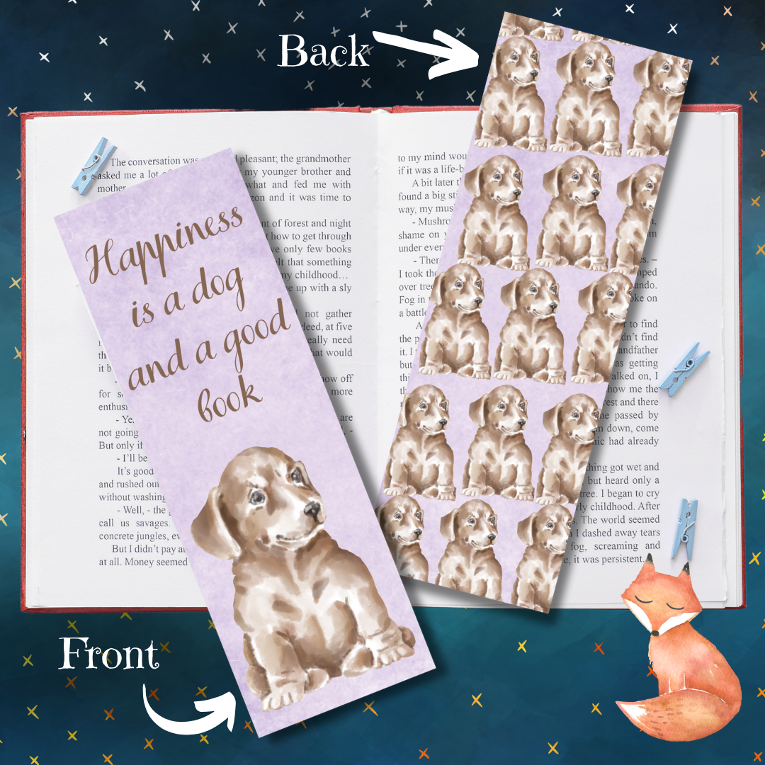Dog Bookmark