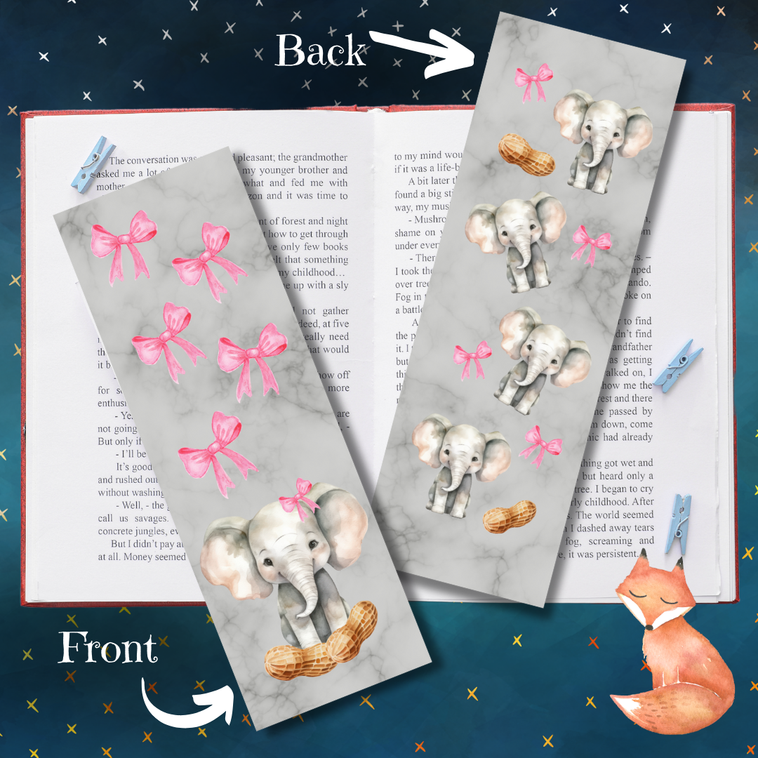 Elephant Bookmark