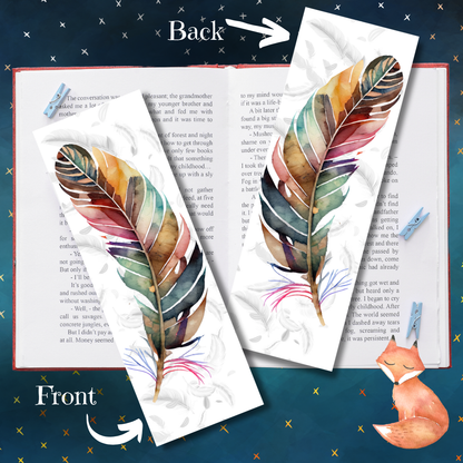 Feather Bookmark