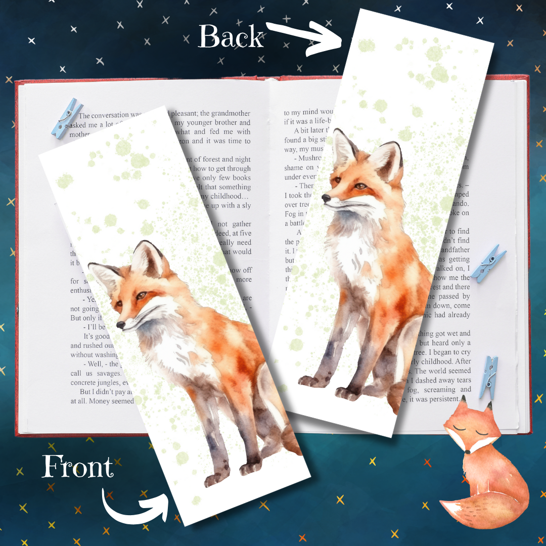 Fox Bookmark