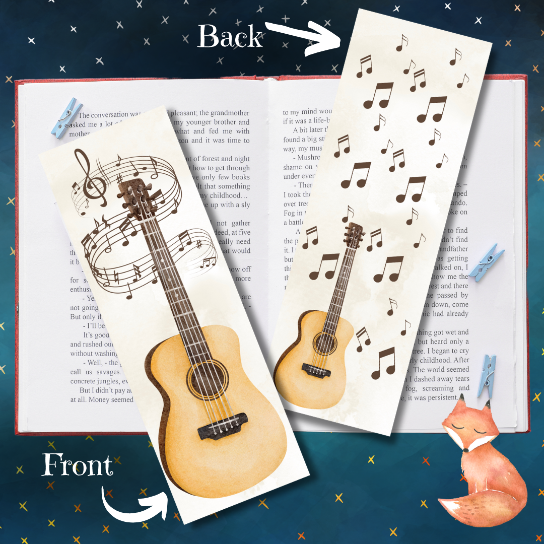 Guitar Bookmark