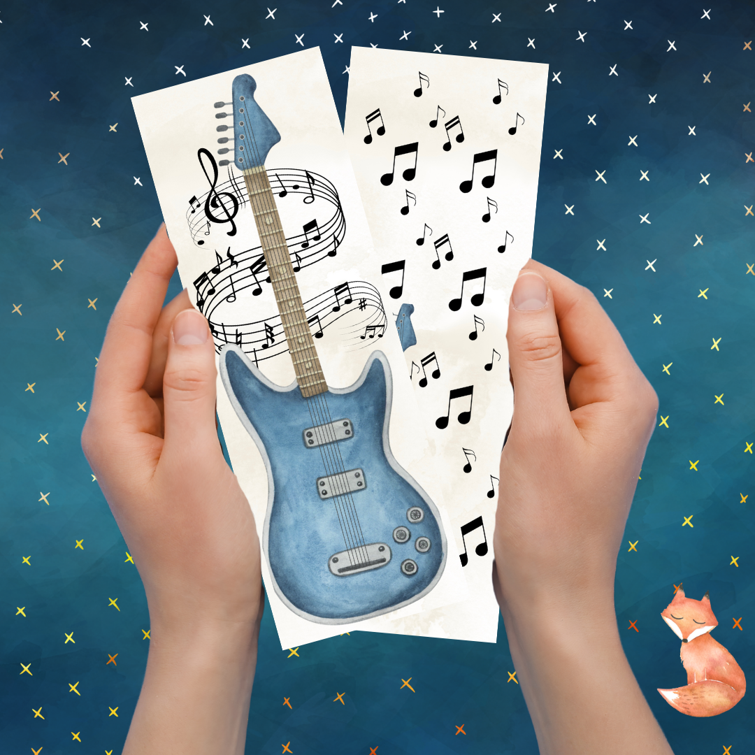 Electric Guitar Bookmark