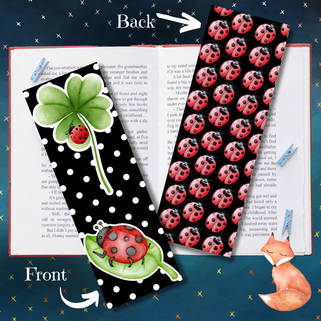 Ladybug Bookmark