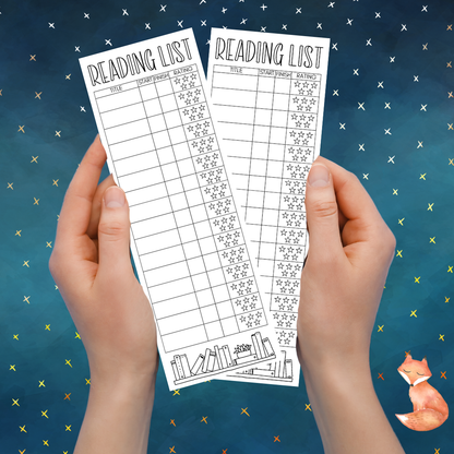 Reading List Bookmark