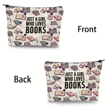 Just A Girl Who Loves Books Purse Pouch