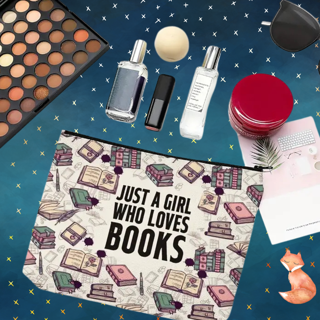 Just A Girl Who Loves Books Purse Pouch