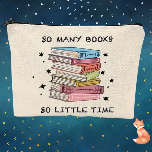 So Many Books Purse Pouch