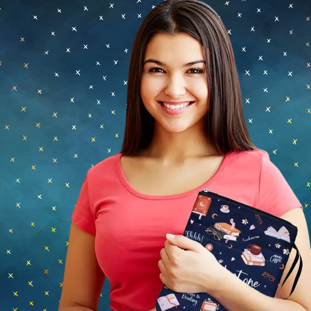 Just One More Chapter Book Sleeve Pouch