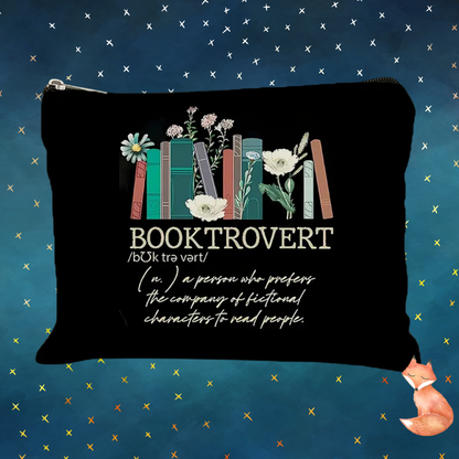Booktrovert Purse Pouch