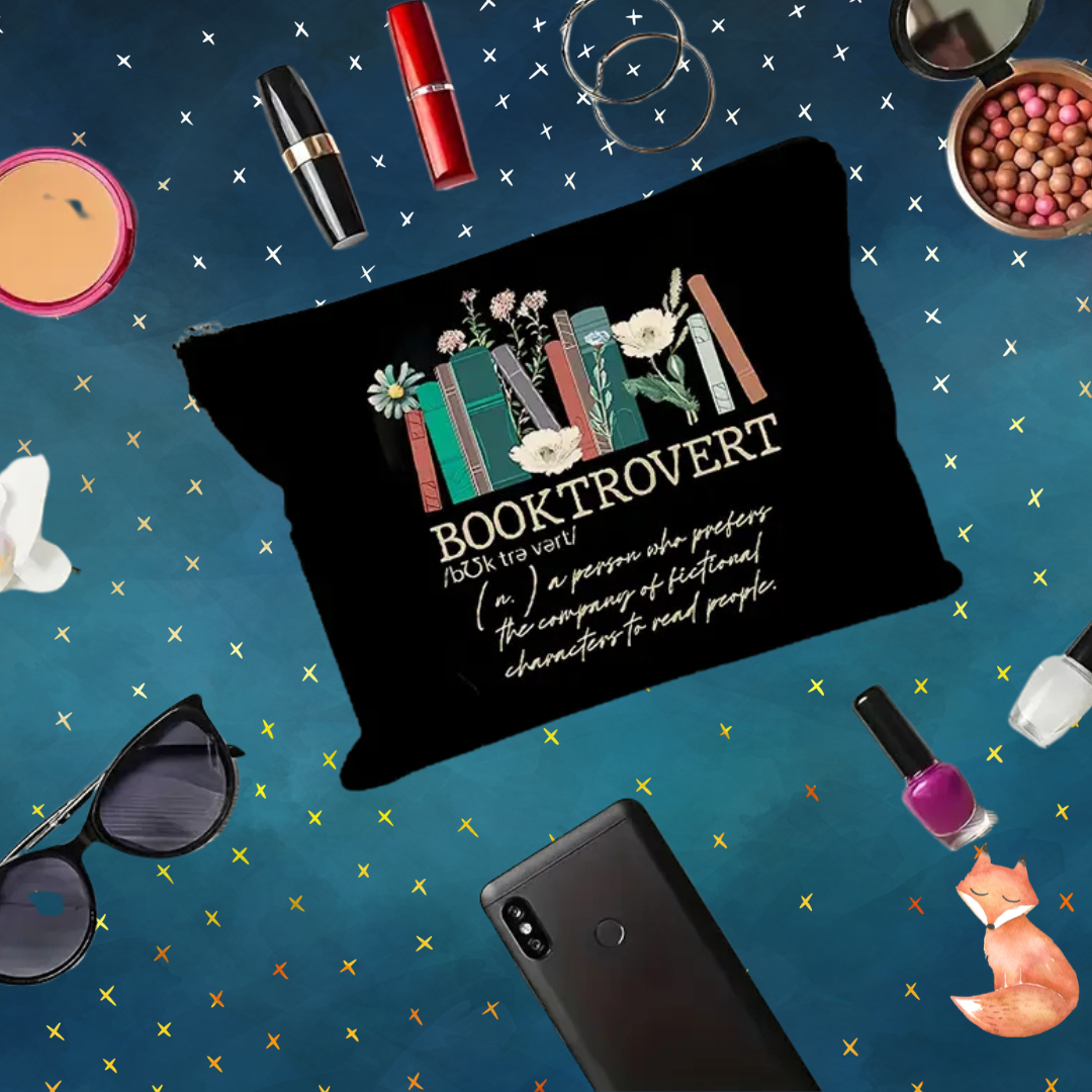 Booktrovert Purse Pouch